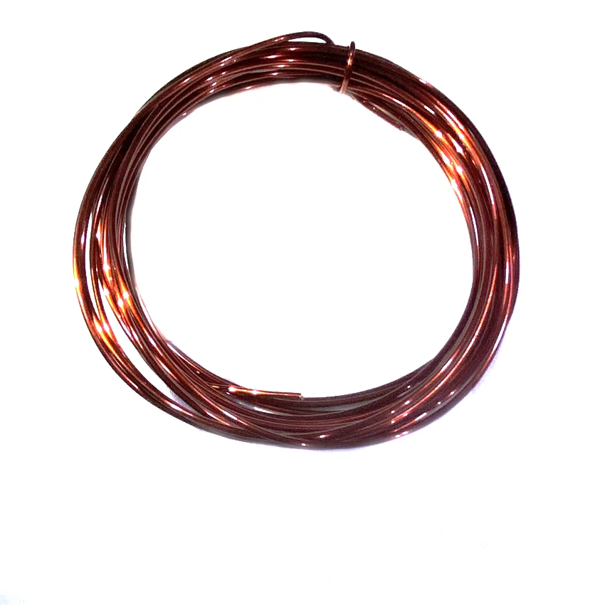 Rollo de alambre de cobre esmaltado de imitación de poliéster, alta temperatura, 1,25-2,5mm, QZY-2/180, 1 kg/rollo - imagen 3