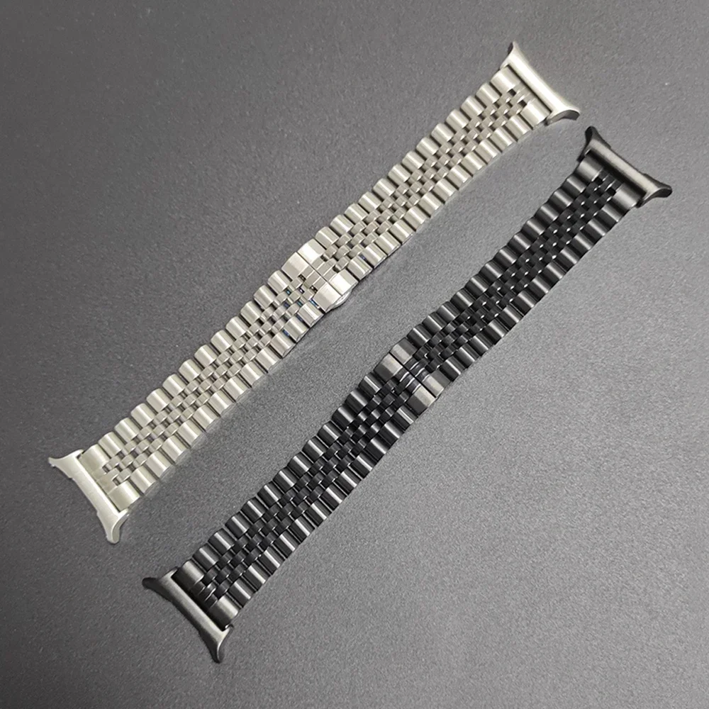 Correa de Metal de lujo para Samsung Galaxy Watch 7 Ultra 47mm pulsera sin huecos para galaxy watch ultra hombres/mujeres banda de acero inoxidable - imagen 2