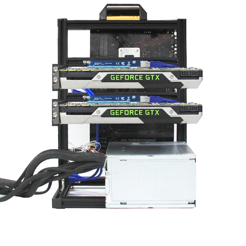 Torre E-ATX 4GPU – Refrigeración de Alto Flujo en Rack Abierto - imagen 3