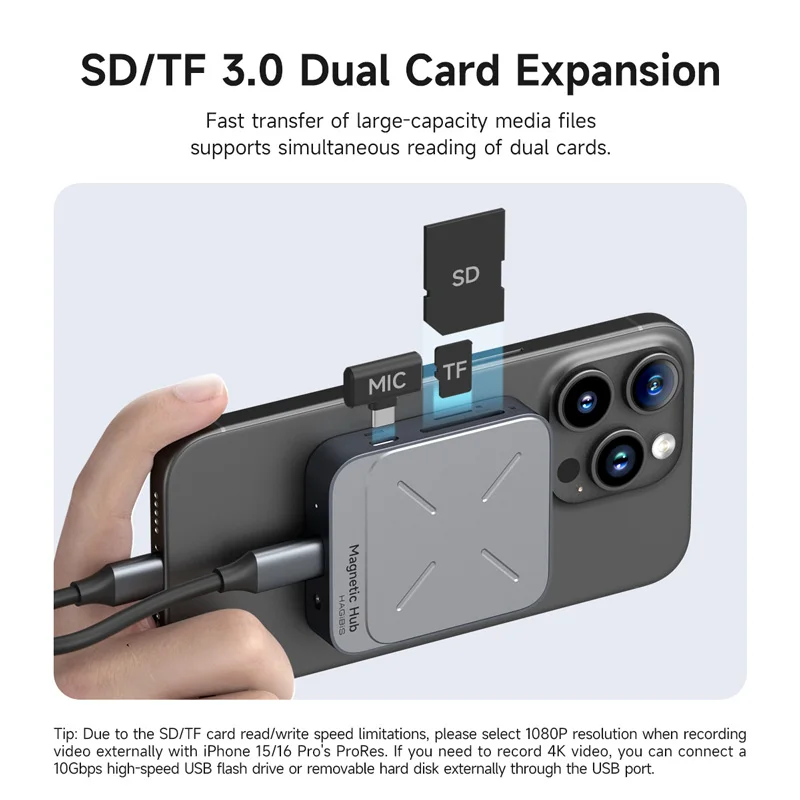 Hub USB-C 100W PD 4K HDMI Thunderbolt 4 – Multipuerto MacBook - imagen 5