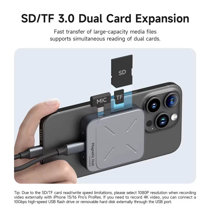 Hub USB-C 100W PD 4K HDMI Thunderbolt 4 – Multipuerto MacBook - imagen 5
