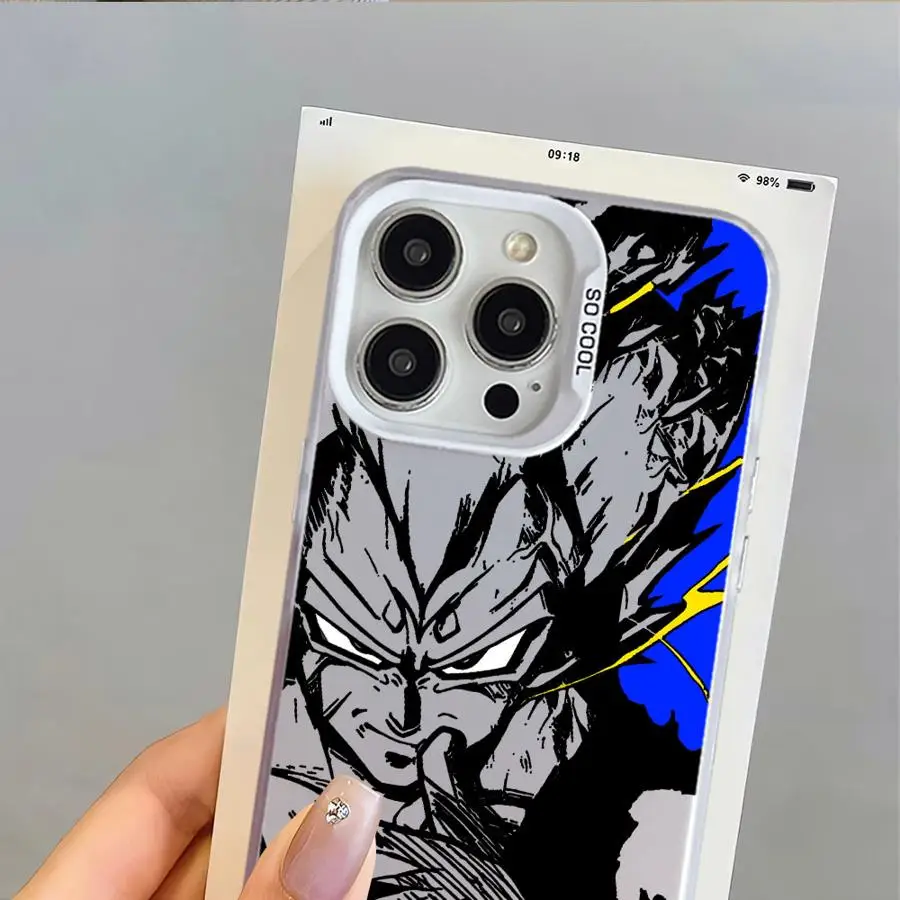 Funda blanda para iPhone 16e 14 15 16 Plus 11 12 13 Pro Max Anime Japón DBZ - imagen 2