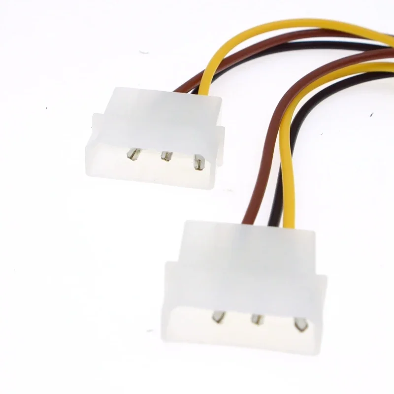 0,5 pies 6 pulgadas 2 x Molex 4 pines a 6 pines PCI Express tarjeta de vídeo Pci-e ATX PSU Cable convertidor de corriente-adaptador Molex a Pcie de 6 pines - imagen 2