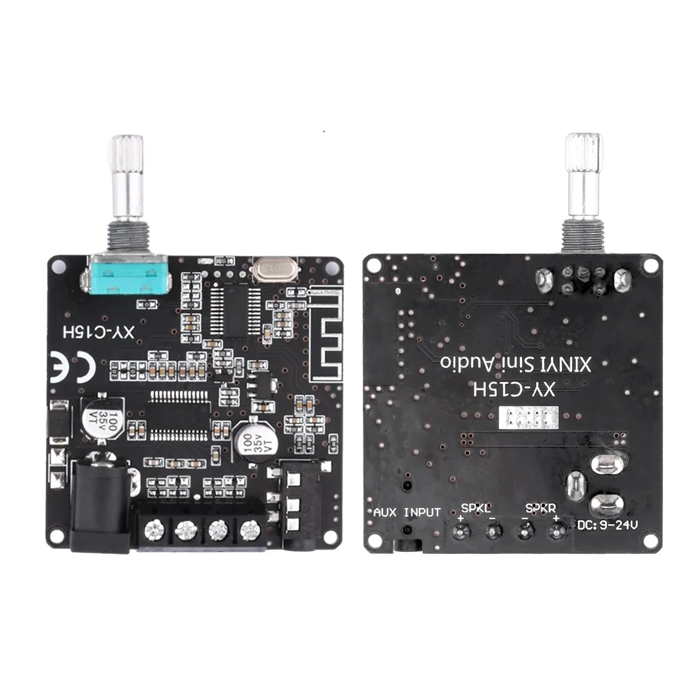 Amplificador DE POTENCIA de Audio Digital inalámbrico, placa estéreo, MINI Bluetooth 5,0, 20W x 2, Control por aplicación, C15H