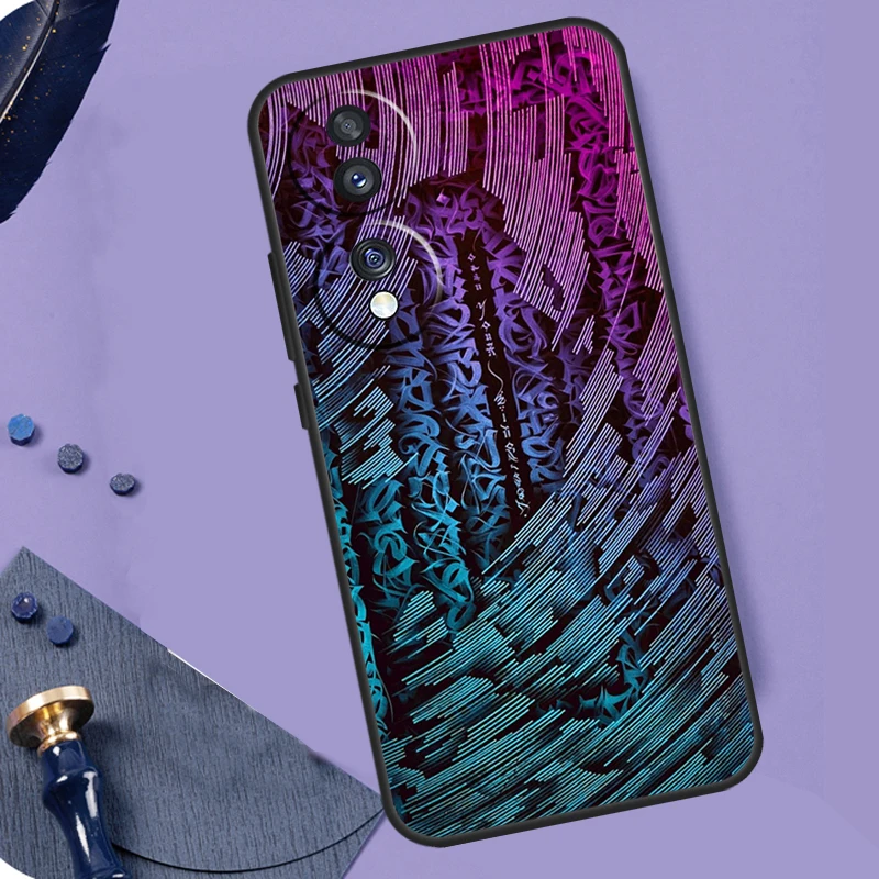 Pokras Lampas Art Graffiti Phone Case For Honor 90 Lite 70 50 Magic 5 6 Pro X6 X7 X8 X9 X6a X7a X8a X9a X9b X8b Cover - imagen 3