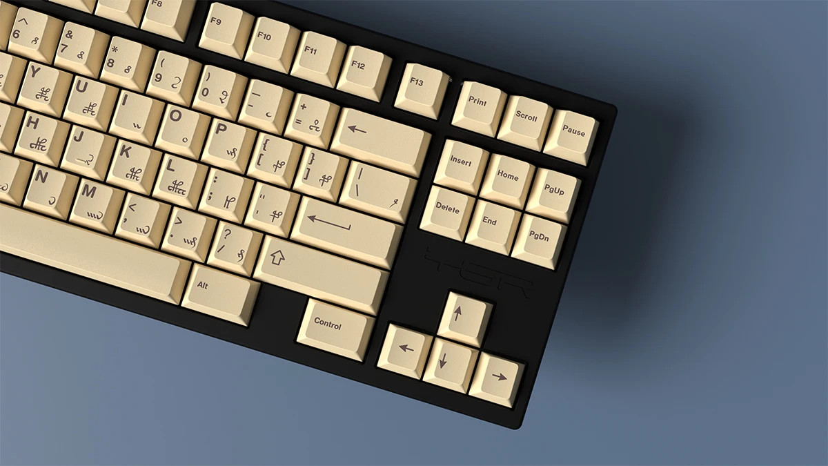 Milkyway MW Voynich PBT Dye Sub Cherry Profile Keycaps Mods Kit Alpha Kit, Teclado mecánico Keycap - imagen 5