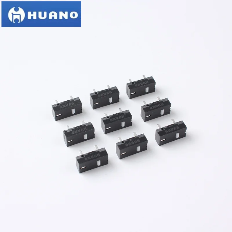 HUANO-microinterruptor de ratón DIP-2, 100x9,3x4,7mm, MINI interruptores de botón para RIVAL 3,5 500 Razer, llave lateral Rapoo 600, 10-3300 Uds.