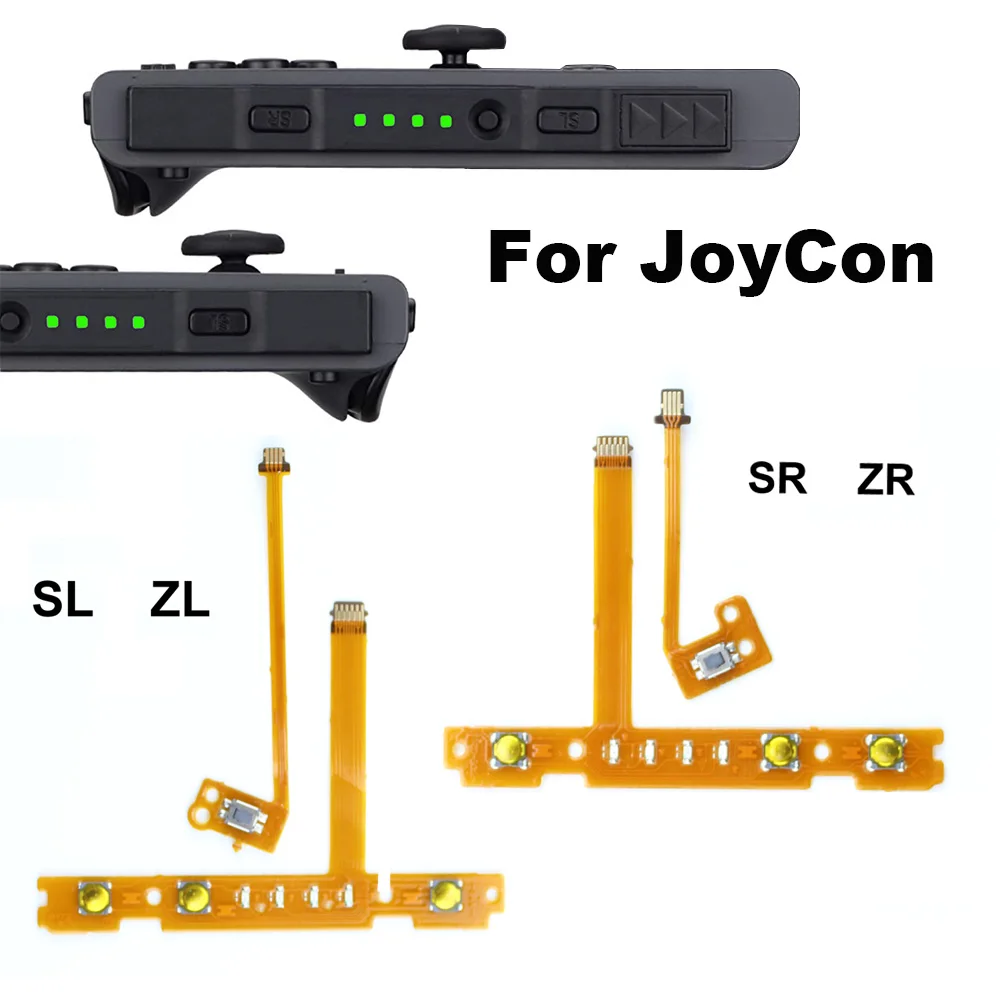 Cable flexible de cinta de botón SL SR ZL ZR L para Nintendo NS Switch Joy-Con, botón L R, piezas de controlador JoyCon - imagen 2