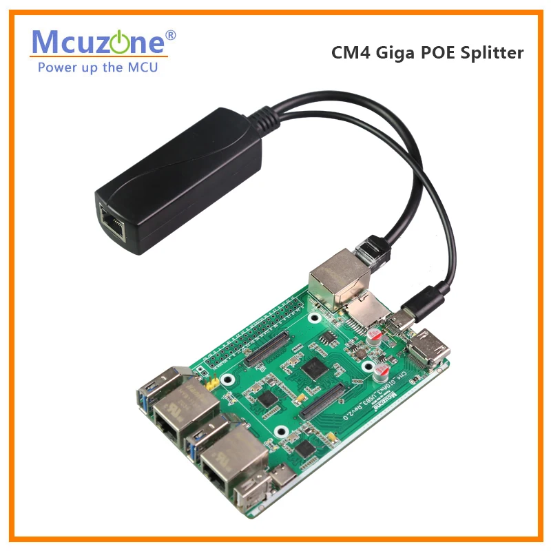 Divisor CM4 Giga POE 48V a 5V2.4A - imagen 3