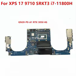 Placa Base Dell XPS 17 9710 para i7-11800H RTX 3050