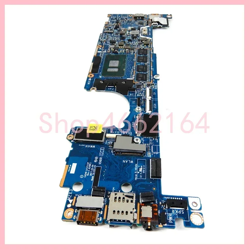 LA-E111P i3/i5/i7-7th Gen CPU 4GB/8GB/16GB RAM placa base para portátil Dell Latitude 12 5289 13 7389 placa base para ordenador portátil probada OK - imagen 5