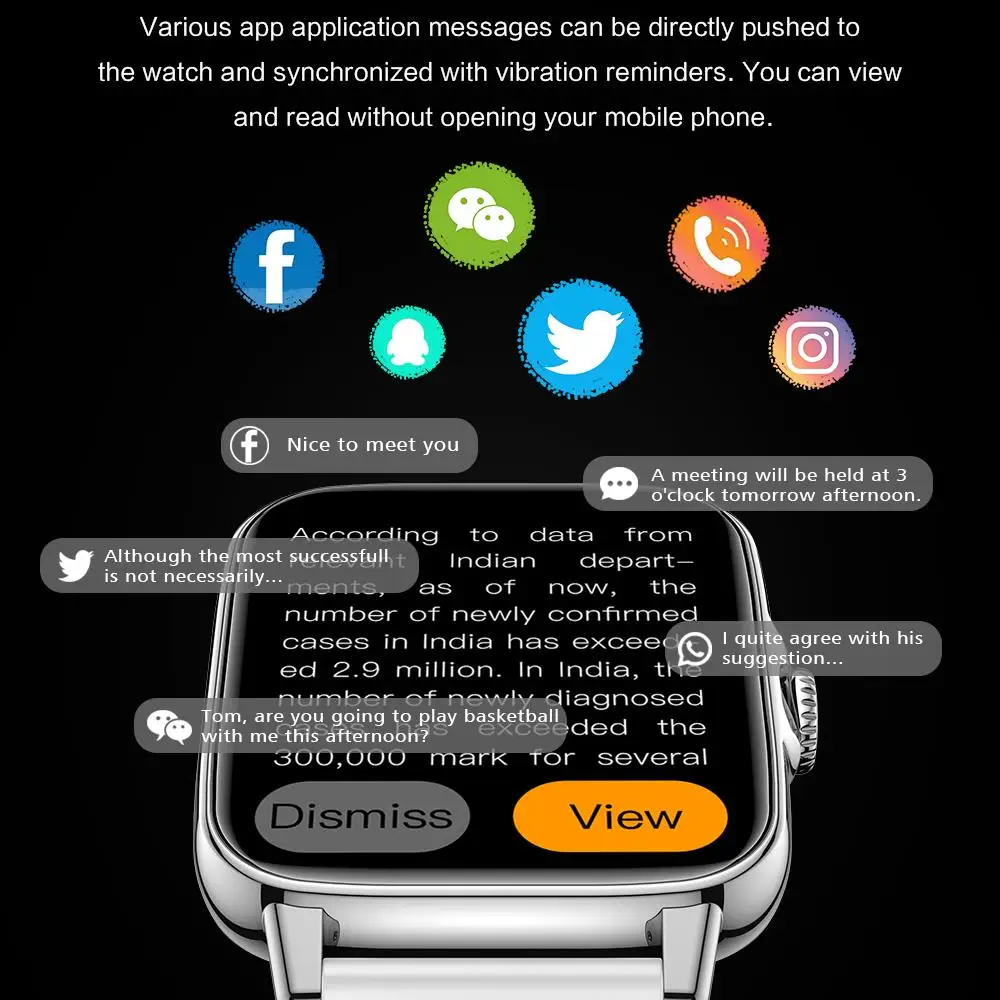 Reloj inteligente para hombre y mujer, con botón giratorio de carga inalámbrica, WL21, GTS3 Pro Max, llamada de diente azul, resistente al agua, deportivo - imagen 4