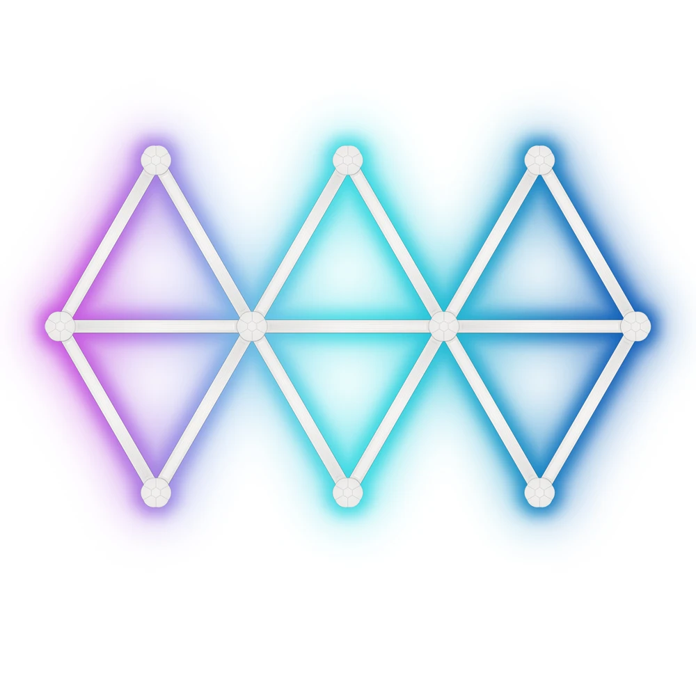 TuYa-Lámpara de pared inteligente LED con WIFI, barra USB de 5V, luz nocturna de ambiente DIY, música, ritmo para retroiluminación de TV, decoración de juegos de dormitorio - imagen 5