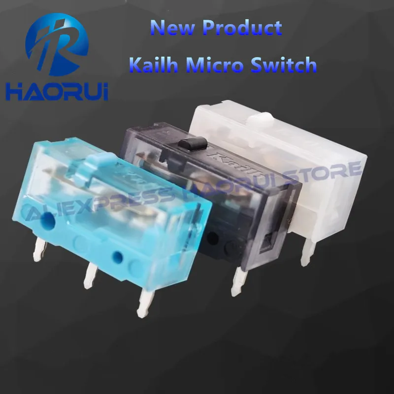 Kailh-microinterruptor GM8.0 Black Mamba White Blade, 1 piezas, 80M, 90M, 100 millones de botones de clic, interruptores de ratón para juegos de ordenador - imagen 2