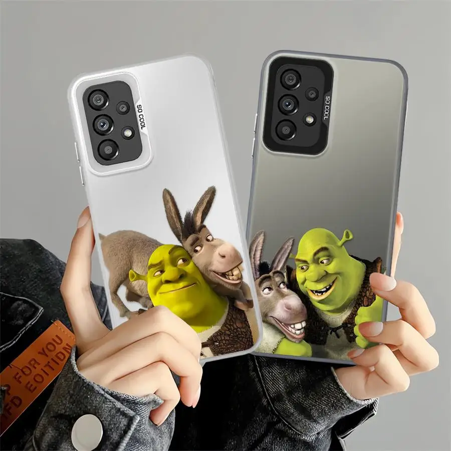 Funda trasera de teléfono para Xiaomi Redmi 13C 9T 10C 12C 14C K60 9C A5 A1 A2 Plus Fun M-MovieS S-Shreks Cute