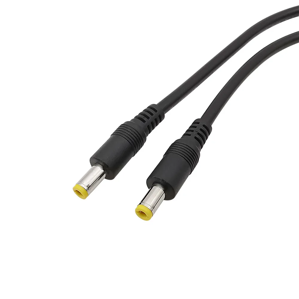 Cable de extensión de alimentación CC 5,5x2,5mm macho a 5,5x2,5mm conector de alimentación macho para tira de LED Cable de extensión de cámara CCTV - imagen 2