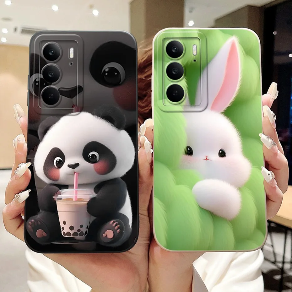 Nuevo diseño de moda para Realme C75 C65 2024, funda protectora de lente para teléfono RealmeC75 C65 4G, fundas de gelatina de silicona suave - imagen 2
