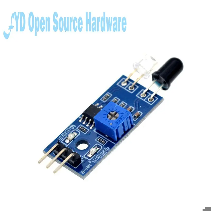 Módulo Sensor DE PREVENCIÓN DE obstáculos infrarrojo IR de 5/10pcs para Arduino Diy coche inteligente Robot reflectante fotoeléctrico de 3 pines - imagen 3