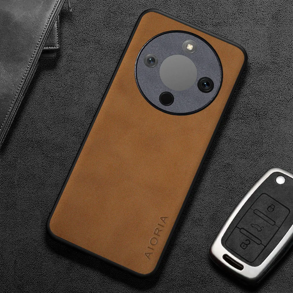 for Honor X9D Case Capa Business Style Premium PU Leather Retro Phone Cover coque funda - imagen 3