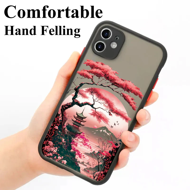 Funda de teléfono mate dura de lujo para Xiaomi Redmi Note 12 13 Pro Plus 5G 11Pro 10 9 Pro 13c 4G 12c 12s 11s 10s 9s cubierta a prueba de golpes - imagen 4