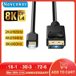 Adaptador Mini DisplayPort a DisplayPort 4K 144Hz – MacBook/Thunderbolt