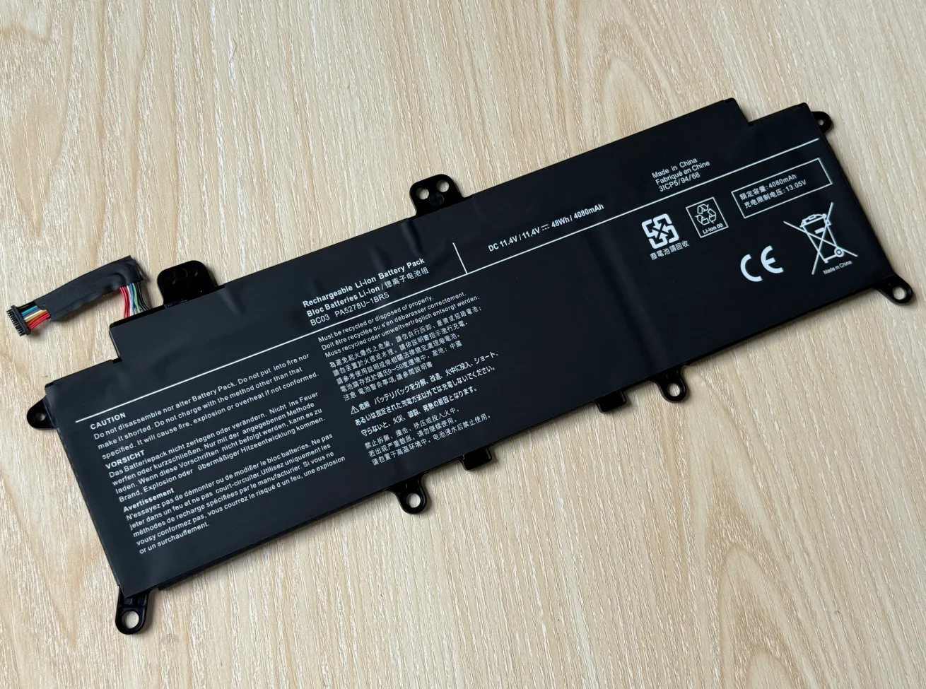 Batería de ordenador portátil para Toshiba, PA5278U-1BRS, X30-D-123, X30-E, Tecra, X30-F, X40-D-11F, X40-E, X40-F, X40-D-145 - imagen 3