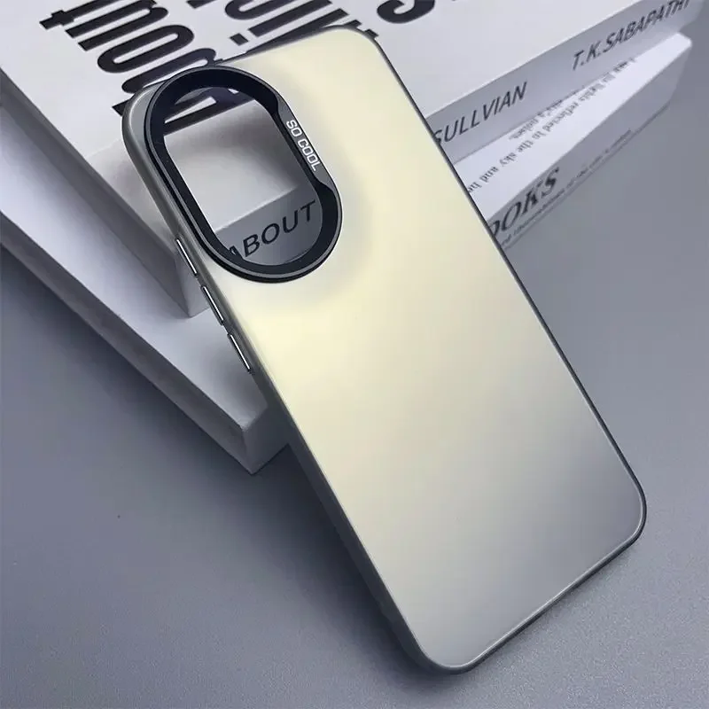 Para Oppo A18 A38 funda de teléfono A 18 38 4G funda OPPO CPH2591 CPH2579 funda mate de piel Aurora metálica de lujo - imagen 4