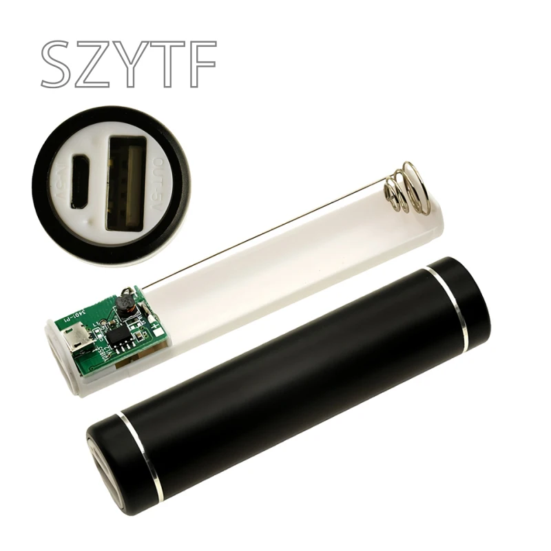 Banco de energía de Metal, Kit DIY, caja de almacenamiento, traje de soldadura gratis, 1X 18650 batería 5V 1A, cargador externo USB para teléfono inteligente - imagen 3