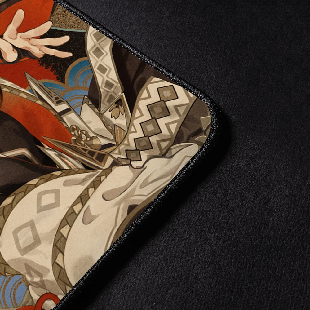 Alfombrilla de ratón para juegos, alfombrilla de ratón de goma con parte inferior antideslizante de alta elasticidad, alfombrilla de ratón profesional para deportes electrónicos, alfombrilla de escritorio de 45x40cm XL - imagen 3