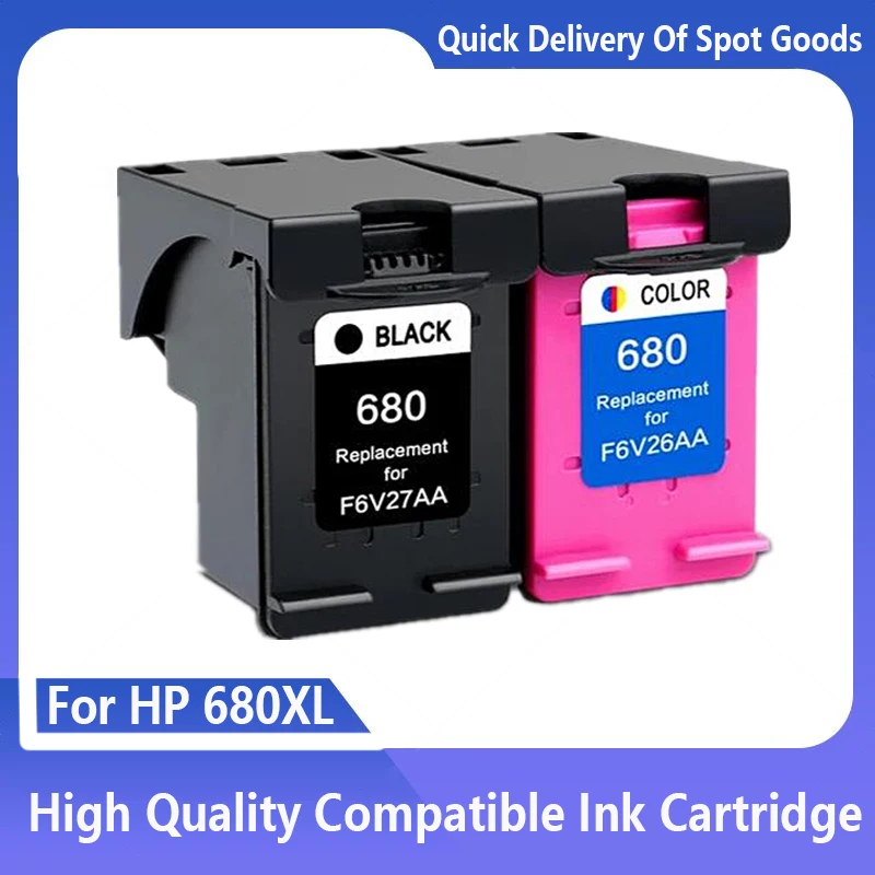 Reemplazo de cartucho de tinta 680XL para HP 680, HP680, Deskjet 2135, 2136, 2138, 3635, 3636, 3835, 4535, 4536, 4538, 4675