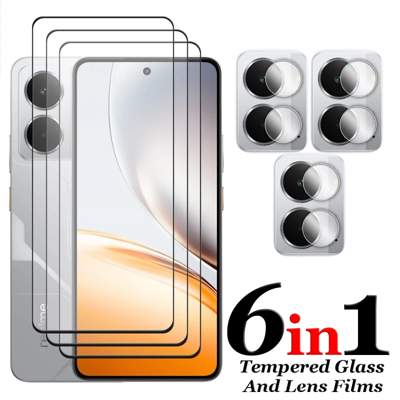 Para Realme Neo7x vidrio para Realme Neo7x Neo 7 SE vidrio templado 2.5D cubierta completa pegamento HD Protector de pantalla para película de lente Neo7x