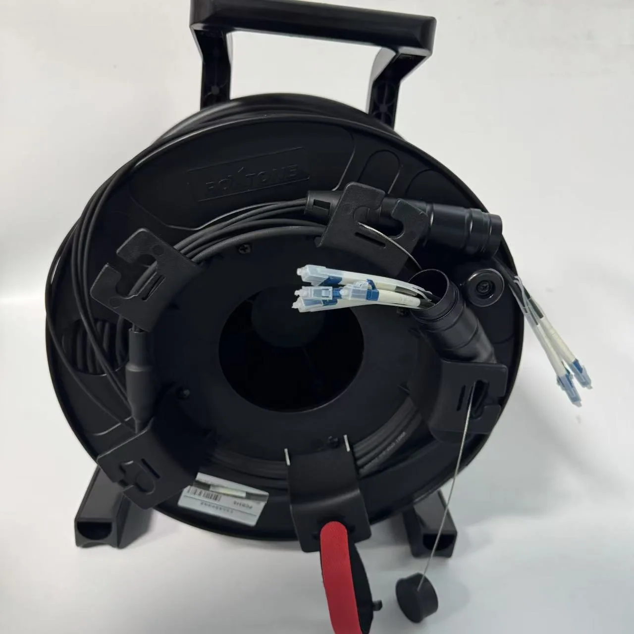 LC-LC cable de conexión óptico blindado 4C monomodo 100m SC FC ST 5mm TPU PCD235 tambor 4 núcleos SM LSZH impermeable al aire libre ftthelink - imagen 4