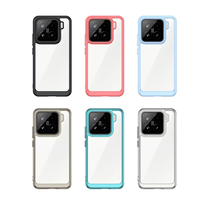Para Xiaomi 15 funda de lujo de silicona TPU transparente Protector a prueba de golpes funda de teléfono Xiaomi 15 Pro funda Xiaomi 15 - imagen 4