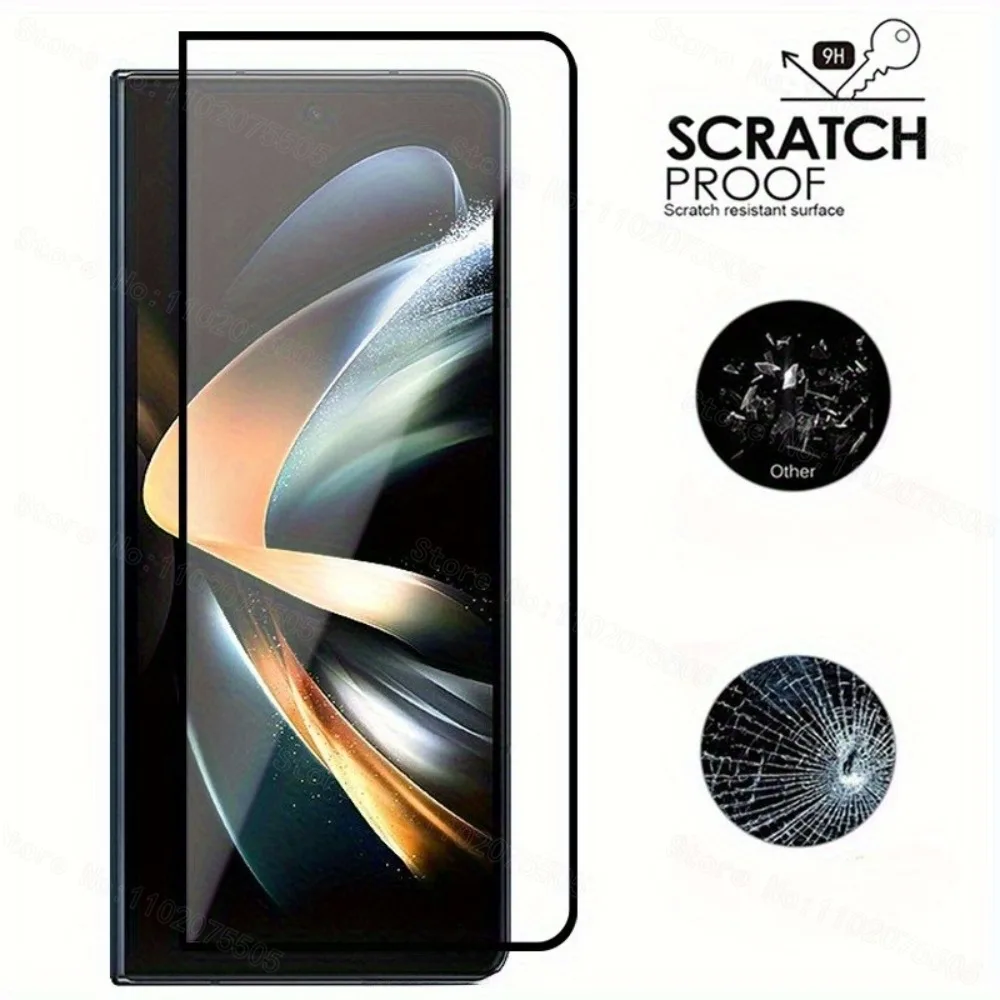Película protectora 8 en 1 + protector de lente de cámara, para Samsung Galaxy Z Fold 4 5/Z Fold 6/Z Fold 7, alta claridad, antihuellas - imagen 2
