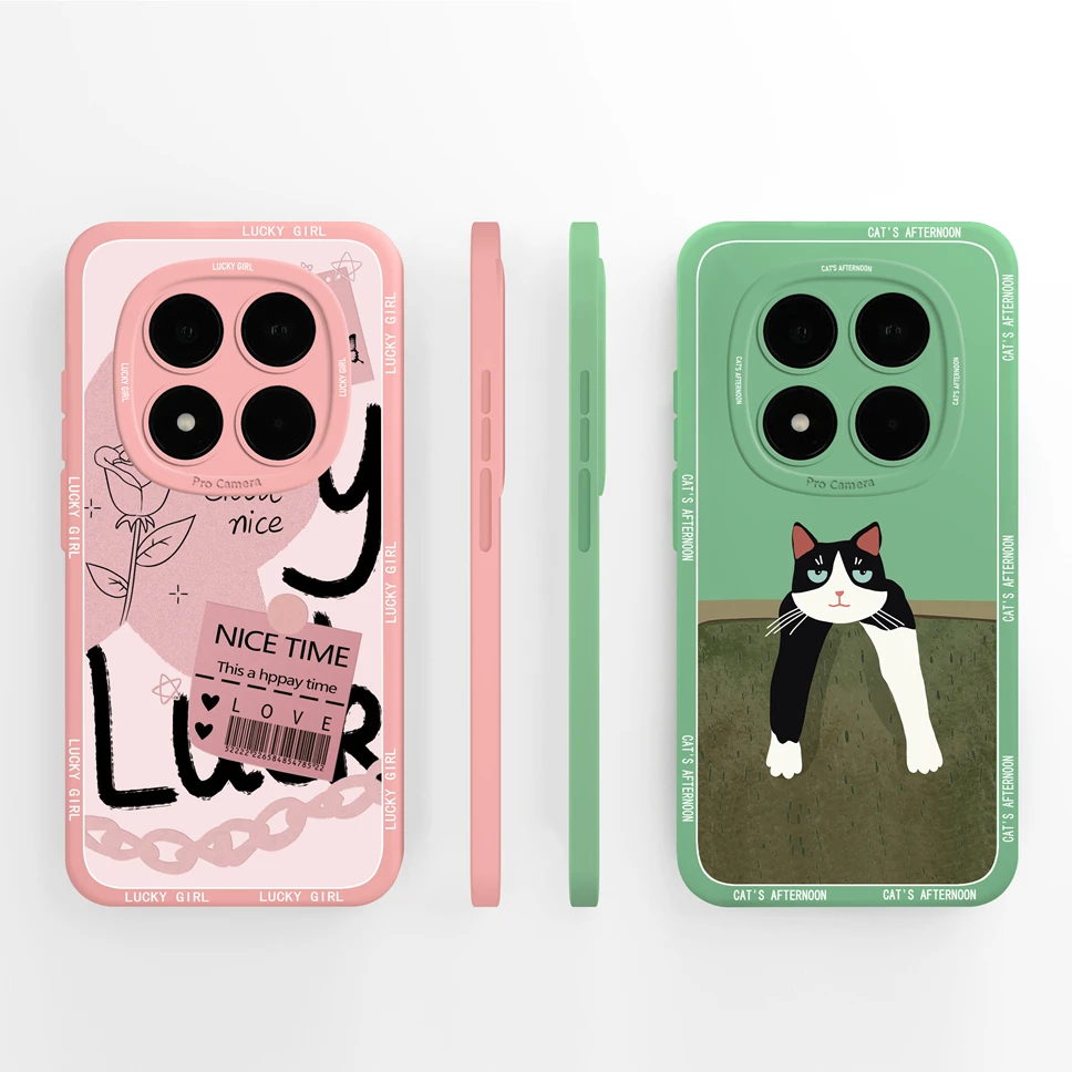 For Redmi Note 15 Pro Plus 5G Case Simple Flowers Patterns Soft Silicone Full Coverage Phone Shell For Redmi Note 15Pro+ Bumper - imagen 3