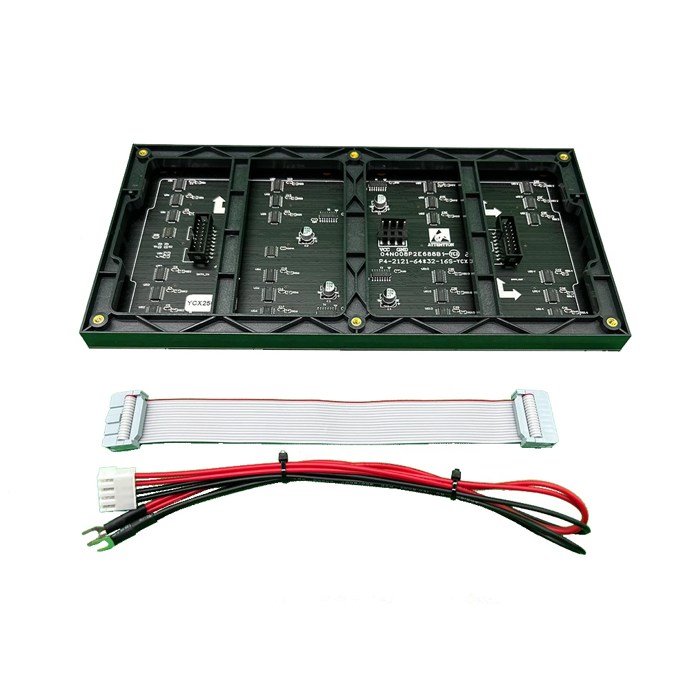 La publicidad comercial del módulo a todo color de Smd P4 interior llevó la pantalla de visualización