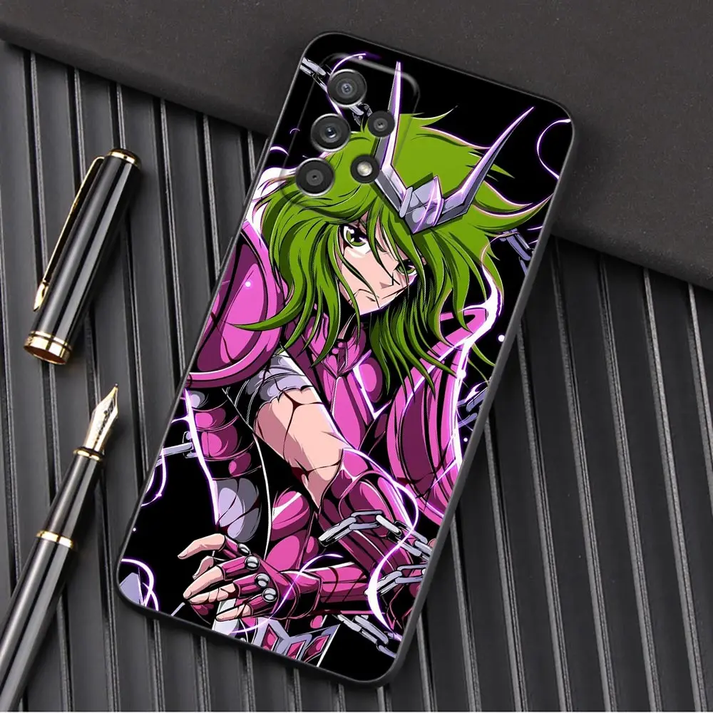 Funda de teléfono Saint Seiya Anime Galaxy A55 5G para Samsung A35 A34 A53 A54 A52 A51 A71 A73 A72 A42 A91 A31 A32 A33 fundas traseras - imagen 3