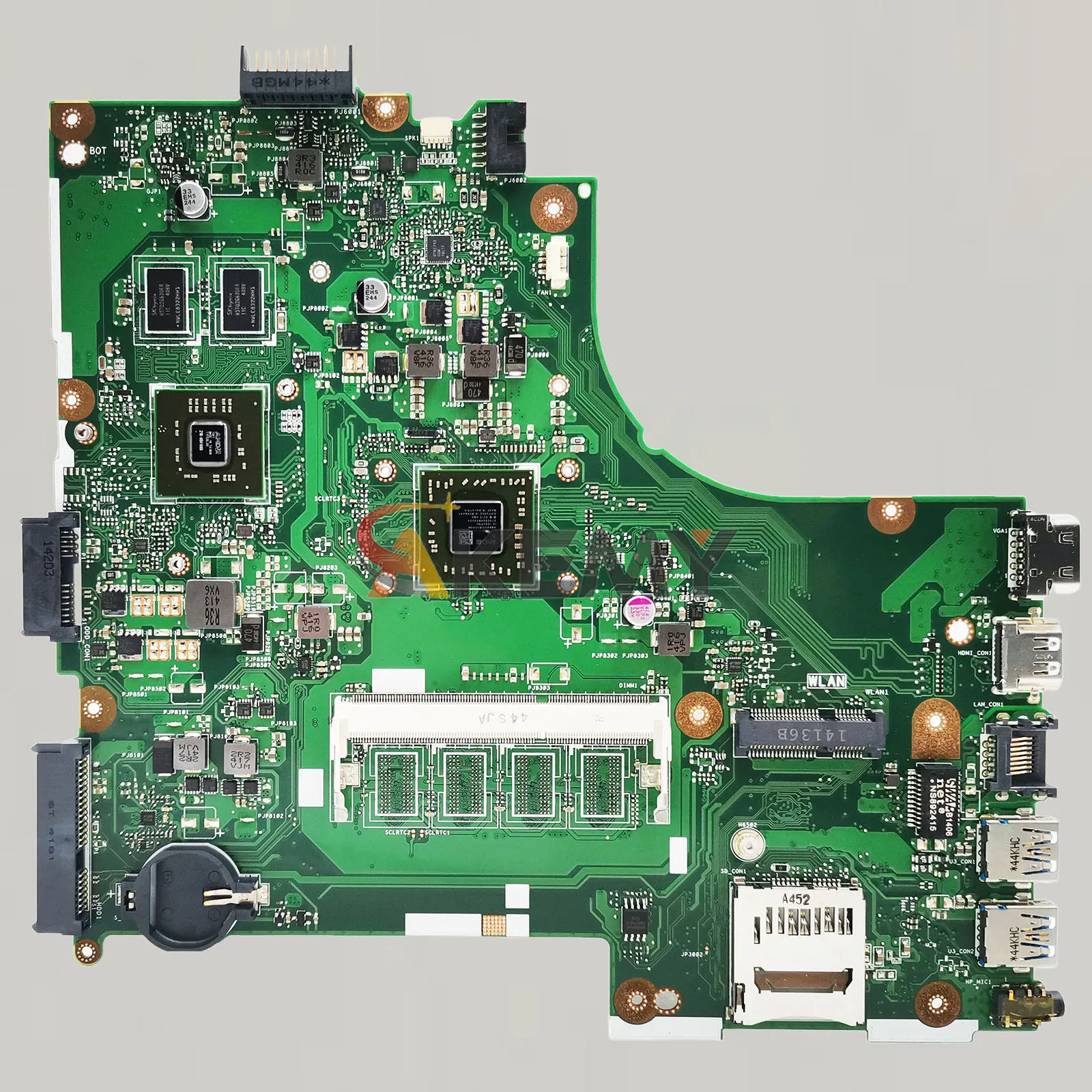 Placa base para ordenador portátil X450EP para ASUS VivoBook X450E A452E X452E X450EP placa base para portátil con CPU 100% pruebas OK envío rápido stk - imagen 3