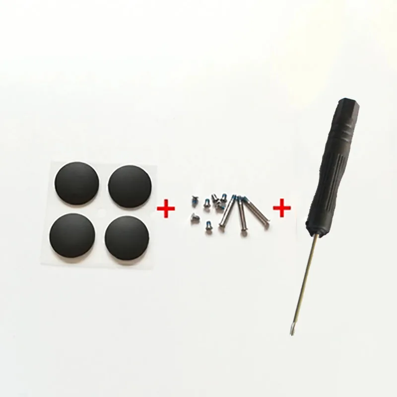 Cubierta inferior de goma para Macbook Pro, Kit de pies + juego de tornillos + herramienta para modelos A1278, A1286, A1297, 13, 15 y 17 pulgadas, nuevo, 4 unids/lote