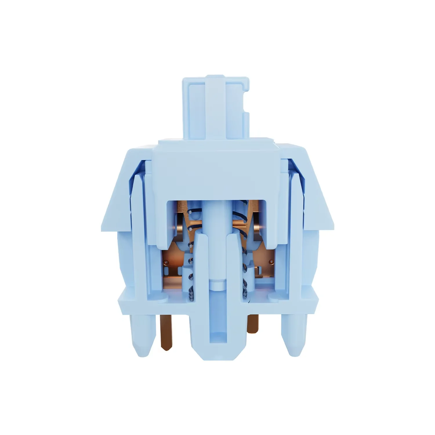 GATERON-interruptor para batidos de sal marina, 5 pines, 48g, lineal, POM, RGB, SMD, DIY, intercambio en caliente, interruptores de teclado mecánico, sonido HiFi Mahjong - imagen 4