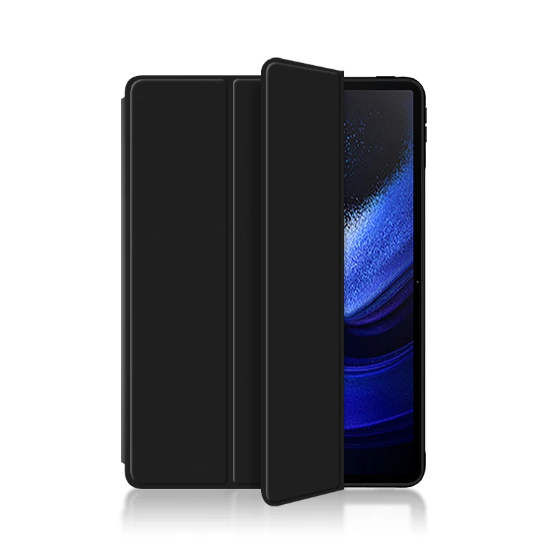 Funda HUWEI para Xiaomi Pad 6, soporte triple de 11 pulgadas, parte trasera de silicona suave TPU para Xiaomi Mi Pad 6 Pad6 Pro, funda protectora para tableta de 11" - imagen 3