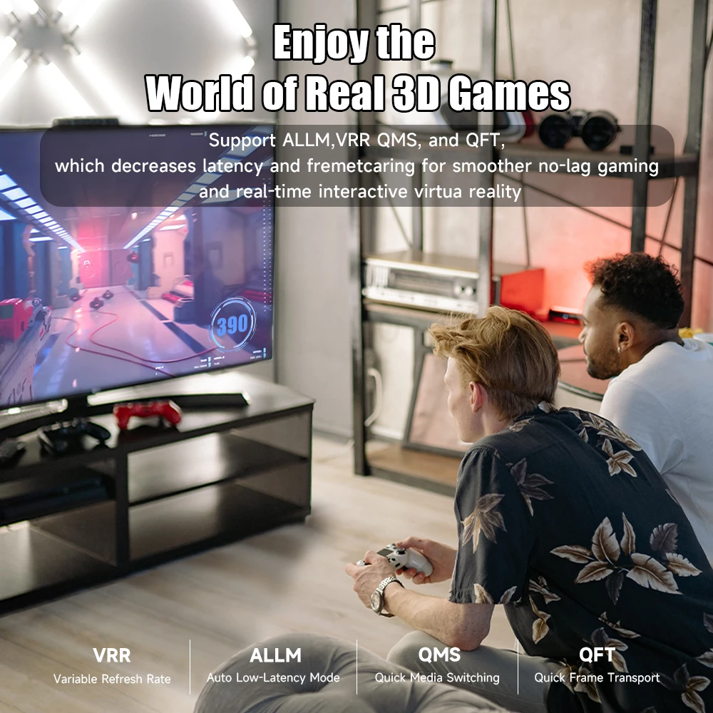 MOSHOU-Cable HDMI 2,1 de Ultra alta velocidad, TPE, 4K @ 120Hz, 8K @ 60Hz, HDCP 2,2 y 2,3, HDR 10, auricular para Monitor de ordenador portátil, UHD, TV, ROKU - imagen 3