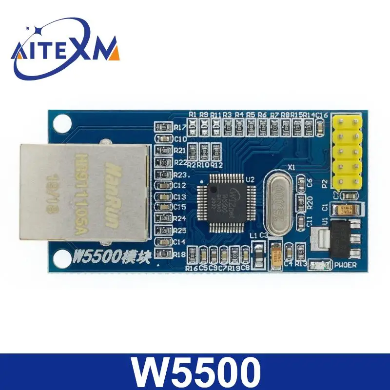 USR-ES1 W5500 Módulo de red Ethernet Hardware SPI a LAN/Ethernet TCP / IP 51 / STM32 Programa de microcontrolador sobre W5100 - imagen 5