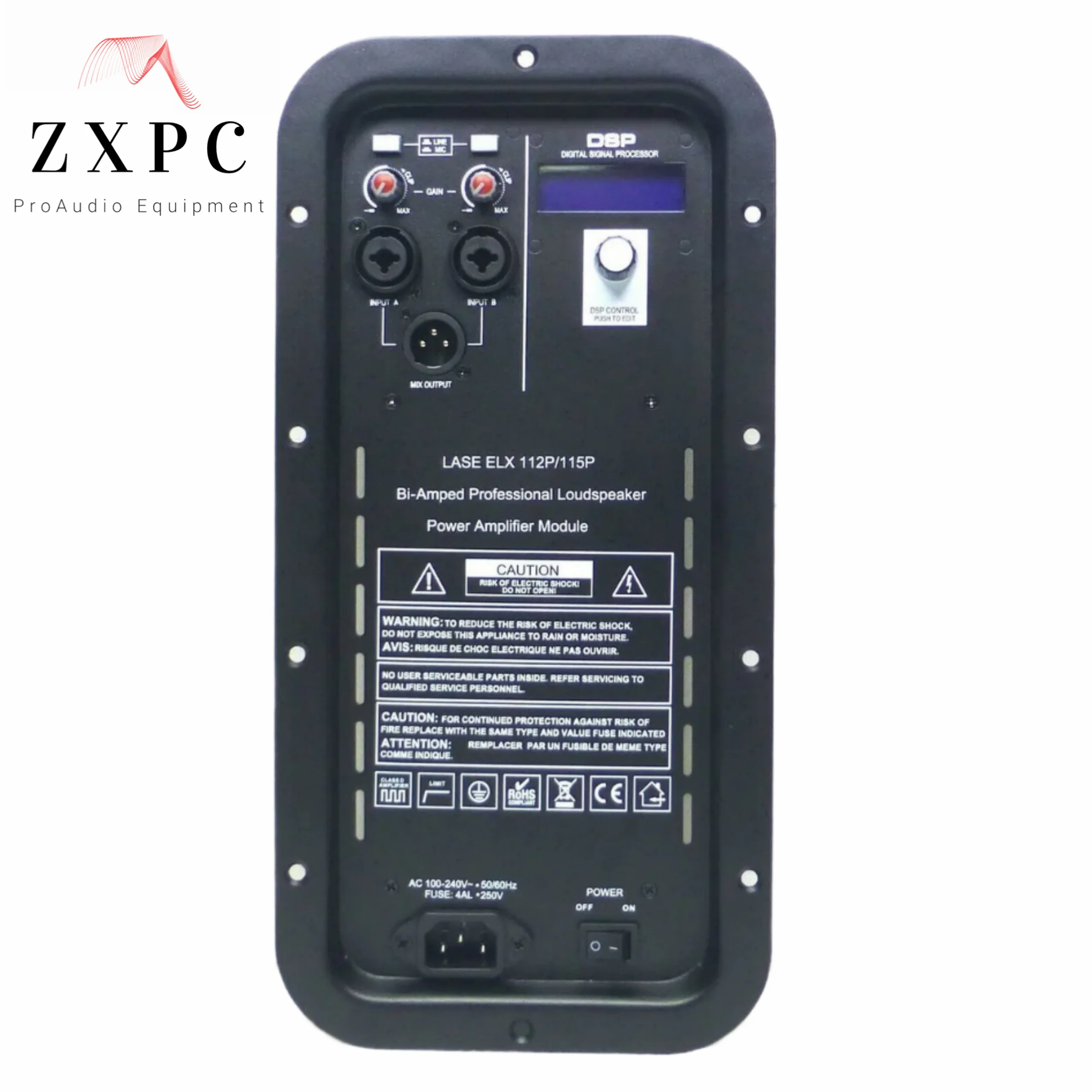 LASE módulo amplificador de potencia EV ELX112P de repuesto, módulos amplificadores de electrovoz ELX115P