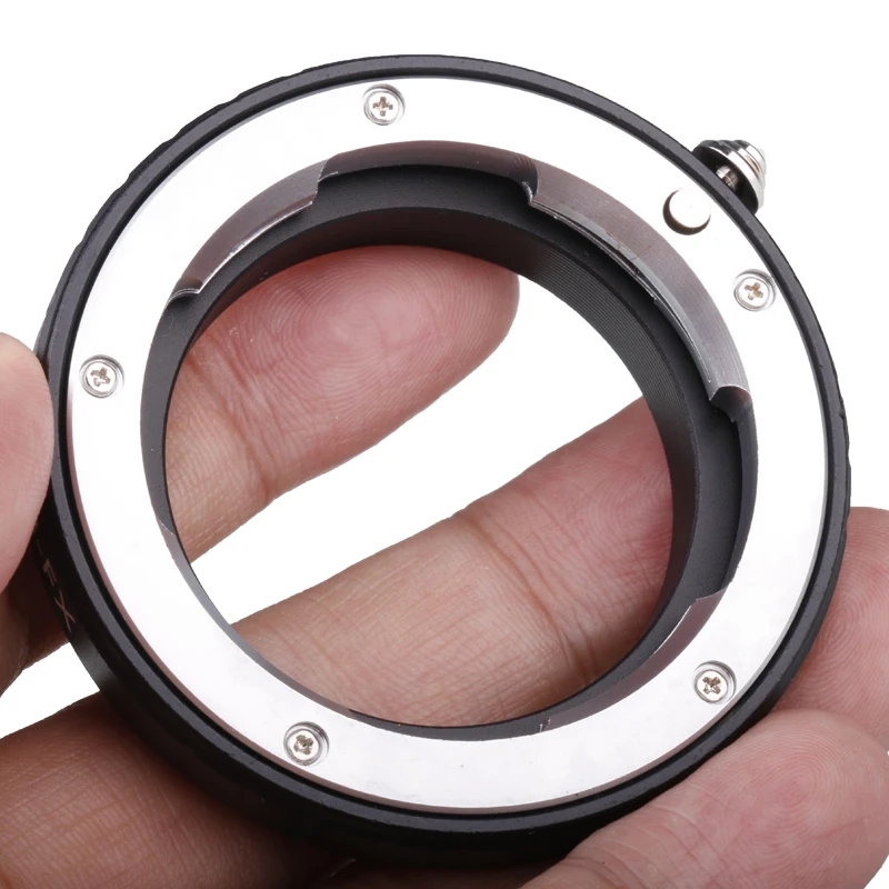 Anillo adaptador de montaje de Metal LM-FX para lente de montura Leica M para accesorio de fotografía de cámara Fujifilm X mount - imagen 4