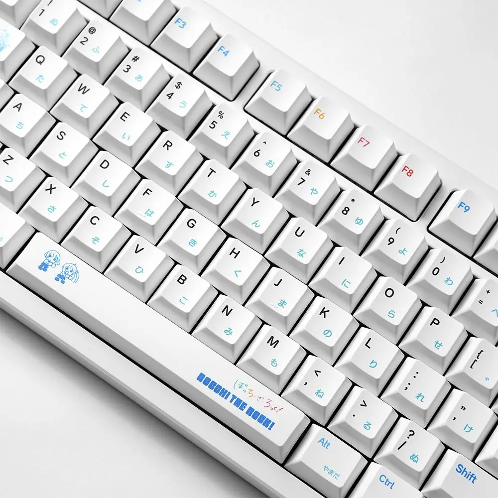 136 teclas Lonely Rock Yamada Ryo tema PBT 1,7 mm teclas Chreey alta PBT sublimación de calor teclas diseño ANSI - imagen 5