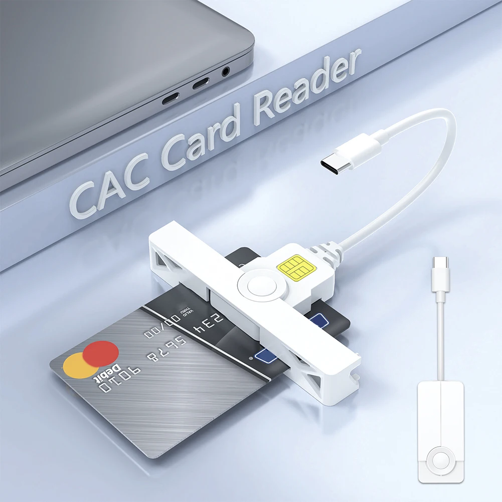 Lector de tarjetas inteligentes USB tipo C, clonador de tarjetas SIM tipo C, declaración de impuestos bancarias, lector de tarjetas Citizen IC, Chip para teléfono Windows/Mac - imagen 3