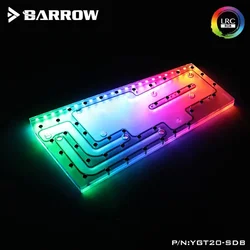 Barrow Depósito Placa Vía Fluvial para Caja Win Tou 2.0 ARGB AURA SYNC