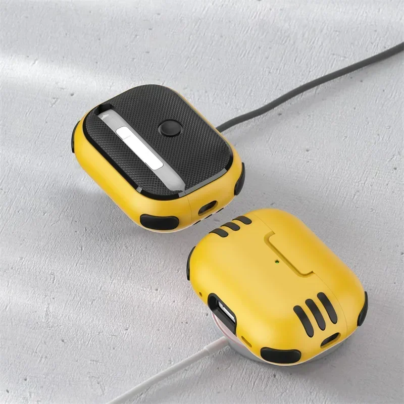 Con cubierta de Clip de bloqueo para Airpods Pro 2.a y 1a generación, cubierta protectora de bloqueo para Airpod 3 Gen, carcasa para Air Pods Pro - imagen 5