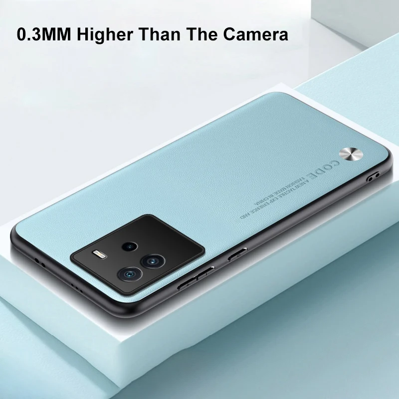 Funda de cuero PU de lujo para Vivo iQOO Neo 6, funda trasera de silicona mate, funda protectora de teléfono para Vivo iQOO Neo 6 SE 6SE Neo6 SE 5G - imagen 5